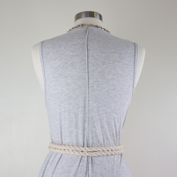 Zara Gray Maxi A-Line M Dress - Picture 5 of 8